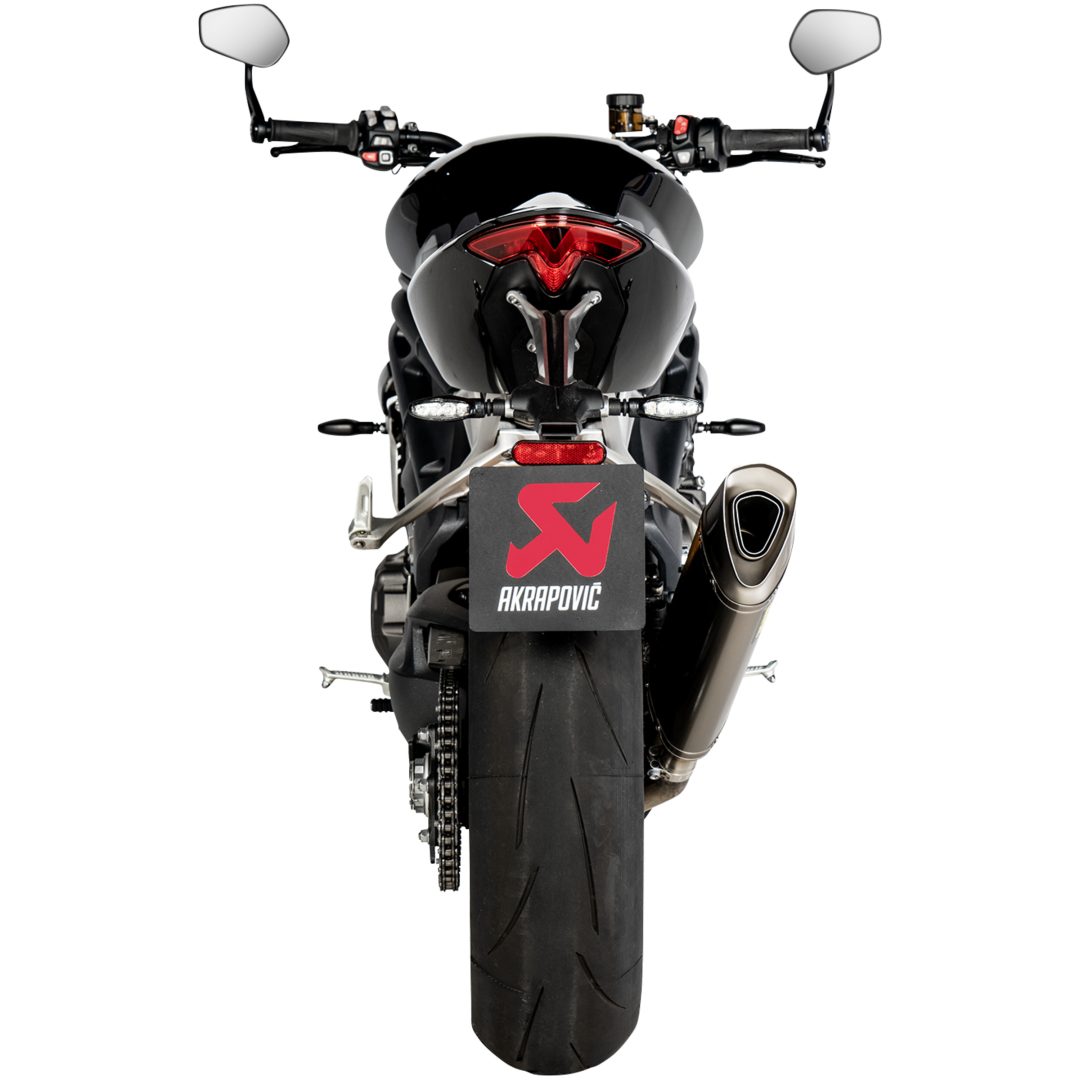 Avgassystem Slip-On Line Kolfiber Akrapovic Ljuddämpare – bild 4