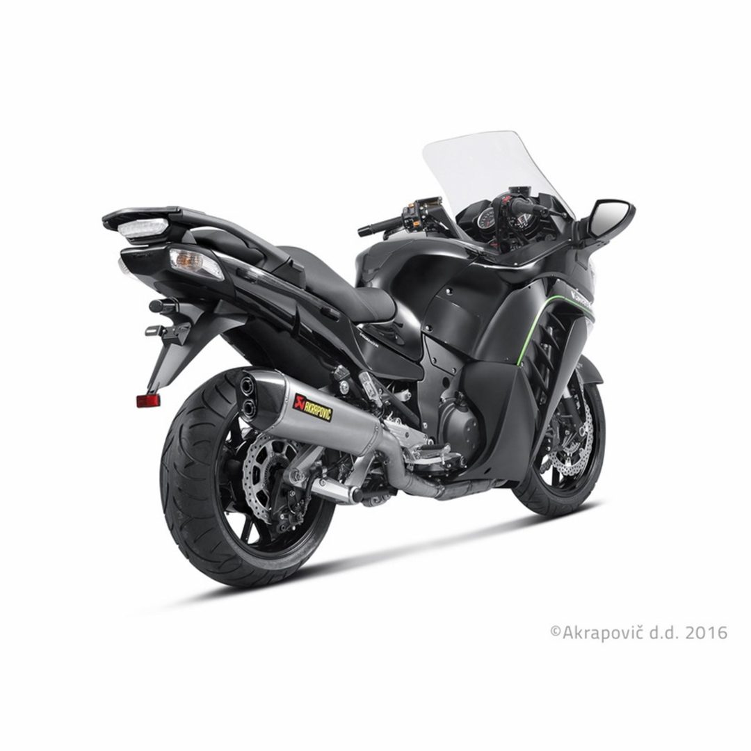 Avgassystem Slip-On Line Titan Akrapovic Titan – bild 2