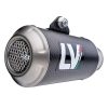 Avgassystem Slip-on Lv-10 Carbon Matt/Svart/Silver/Sandblästrad LEOVINCE Ljuddämpare – miniatyr 2