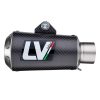 Avgassystem Slip-on Lv-10 Kol Slip-on Dämpare Sandblästrad/Matt Svart LEOVINCE Ljuddämpare – miniatyr 2