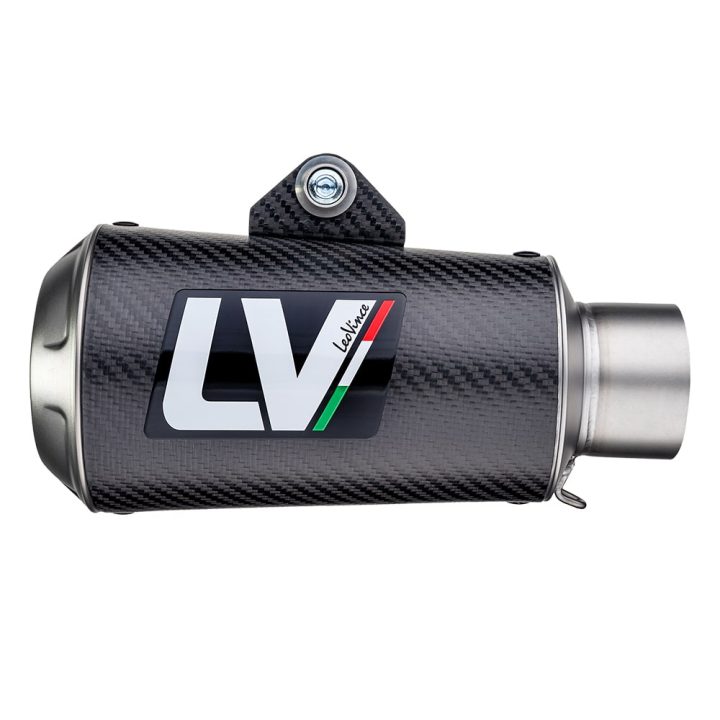 Avgassystem Slip-on Lv-10 Kol Slip-on Dämpare Sandblästrad/Matt Svart LEOVINCE Ljuddämpare – bild 2