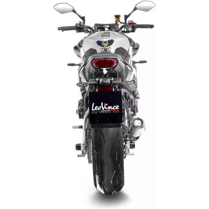 Avgassystem Slip-on Lv Corsa Rostfritt Stål/Sandblästrad Titanlook LEOVINCE – bild 3