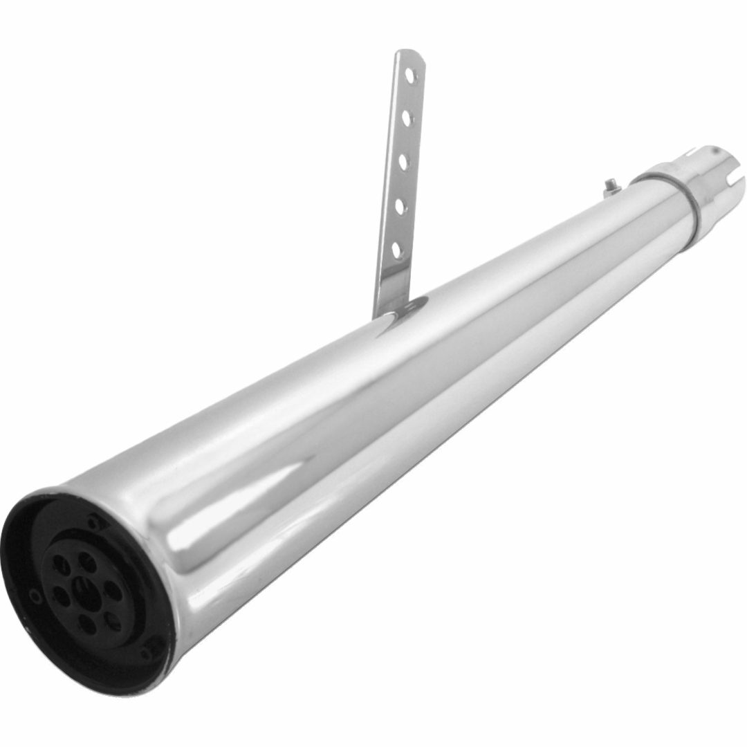 Avgassystem Slip-on Megaphone Krom Stål EMGO MUFFLER R/L UNI BELL MEG.