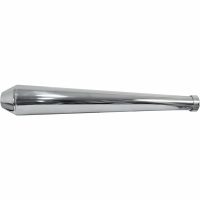 Avgassystem Slip-on Megaphone Krom Stål EMGO