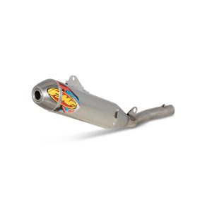 Avgassystem Slip-on Q4 Hex S/A Naturfärgad Rostfritt Stål FMF