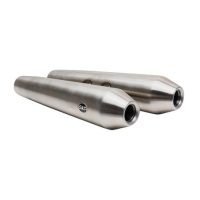 Avgassystem Slip-on Race Only Rostfritt Stål Borstad S&S Cycle
