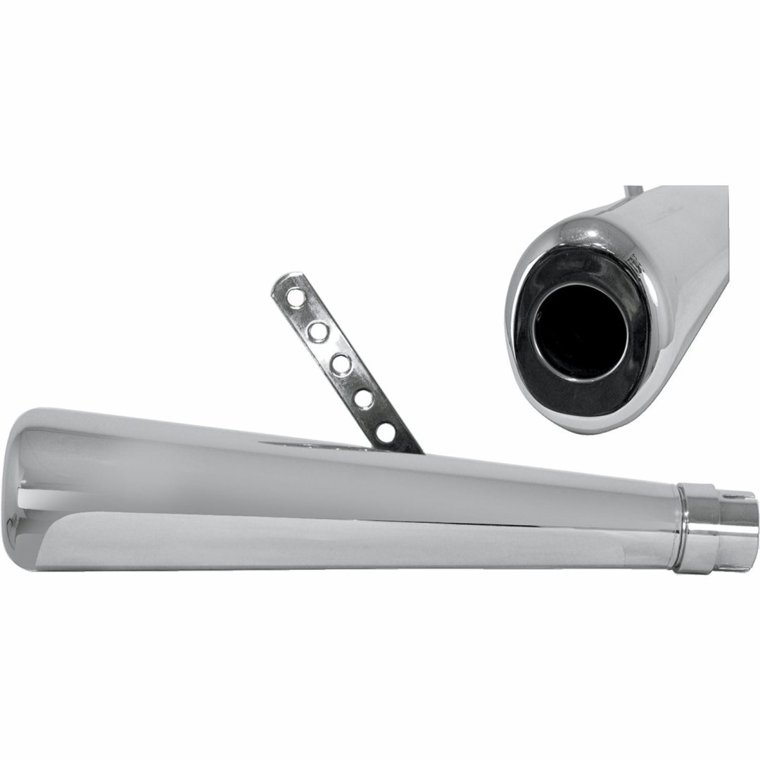 Avgassystem Slip-on Roadhawk 50 Oval Krom EMGO MUFFLER ROADHAWK 1950'S