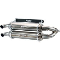 Avgassystem Slip-on Rostfritt Stål Borstat TRINITY RACING