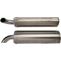 Avgassystem Slip-on Rostfritt Stål Borstat TRINITY RACING