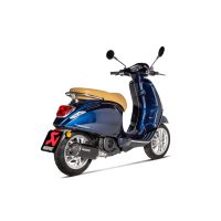 Avgassystem Slip-on Scooter Svart Rostfritt Stål/Carbon Fiber AKRAPOVIC