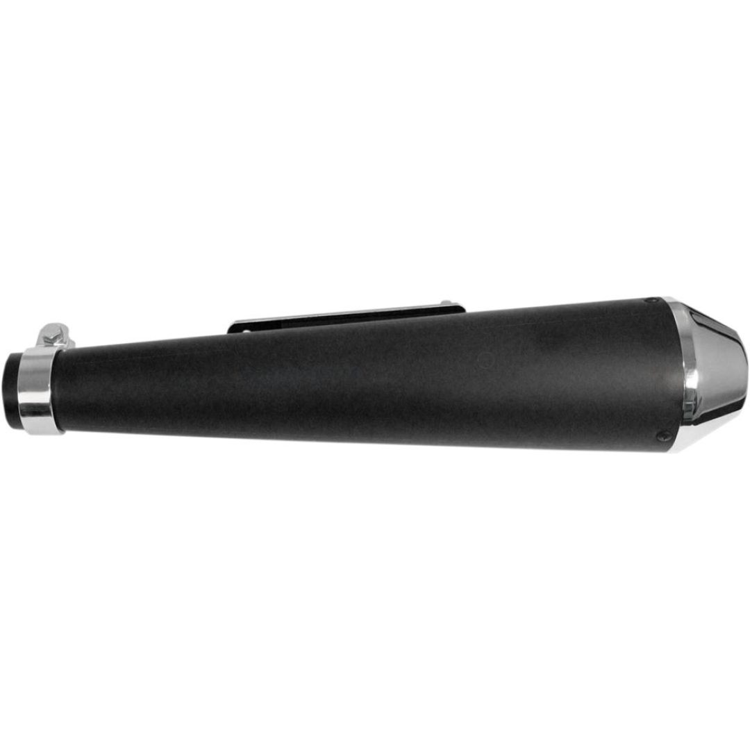 Avgassystem Slip-on Shorty Megaphone Krom/Matt Svart Stål EMGO Ljuddämpare
