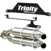 Avgassystem Slip-on Silver TRINITY RACING