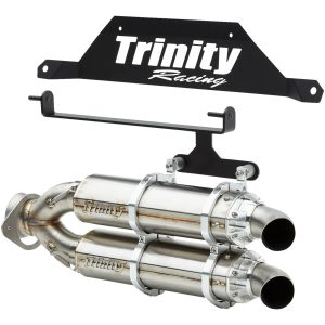 Avgassystem Slip-on Silver TRINITY RACING