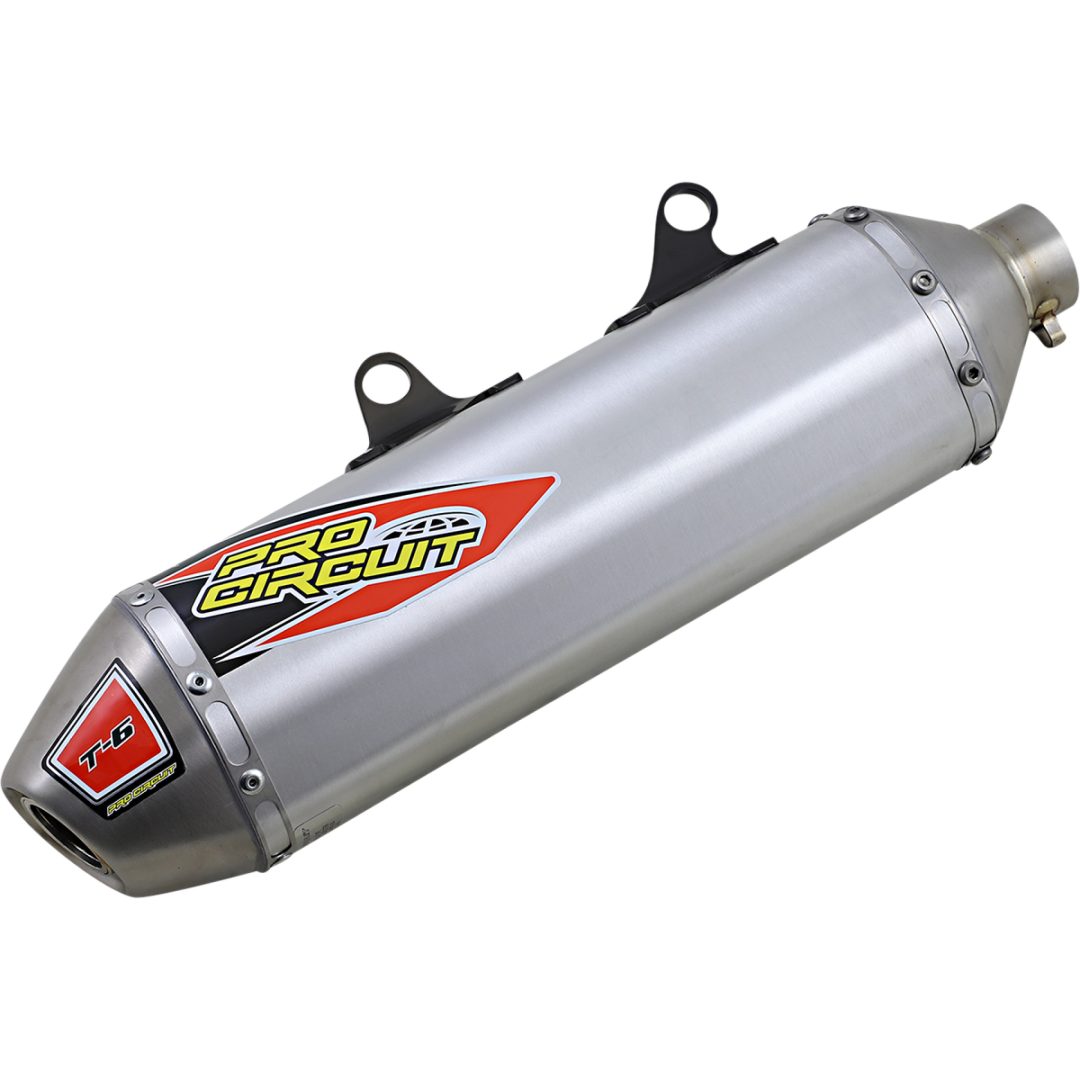 Avgassystem Slip-on T-6 Rostfritt Stål PRO CIRCUIT Ljuddämpare