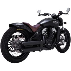 Avgassystem Slip-on Twin Slash 3" Krom VANCE & HINES
