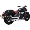 Avgassystem Slip-on Twin Slash 3" Krom VANCE & HINES Ljuddämpare – miniatyr 6