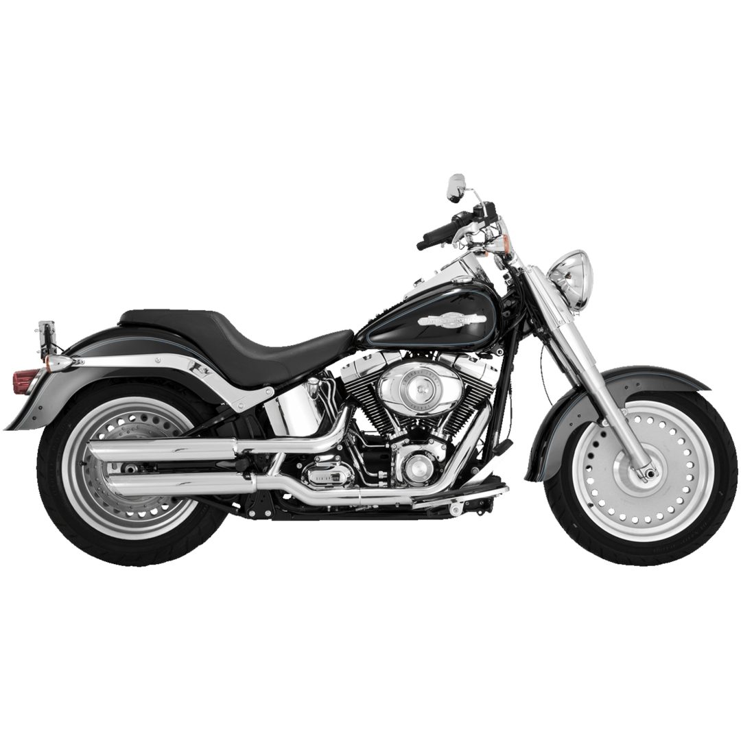 Avgassystem Slip-on Twin Slash 3" Krom VANCE & HINES Ljuddämpare – bild 2