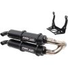 Avgassystem Stage 5 Dual Slip-on Svart/Grå/Cerakote® TRINITY RACING Ljuddämpare – miniatyr 2