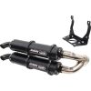 Avgassystem Stage 5 Dual Slip-on Svart/Grå/Cerakote® TRINITY RACING Ljuddämpare – miniatyr 1