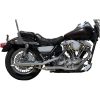 Avgassystem Staggered Dual Drag Pipes Krom PAUGHCO Ljuddämpare – miniatyr 1