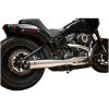 Avgassystem Superstreet 2:1 Svart S&S Cycle Ljuddämpare – miniatyr 1