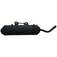 Avgassystem svart, Rieju MRT 50 Euro 5 V2