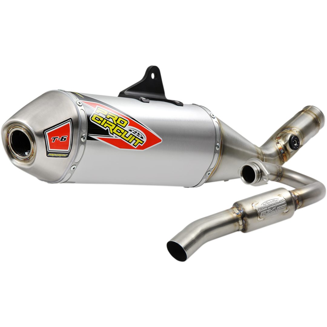 Avgassystem T-6 Oval PRO CIRCUIT Silver