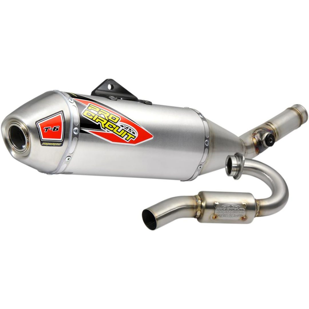 Avgassystem T-6 Oval PRO CIRCUIT Silver