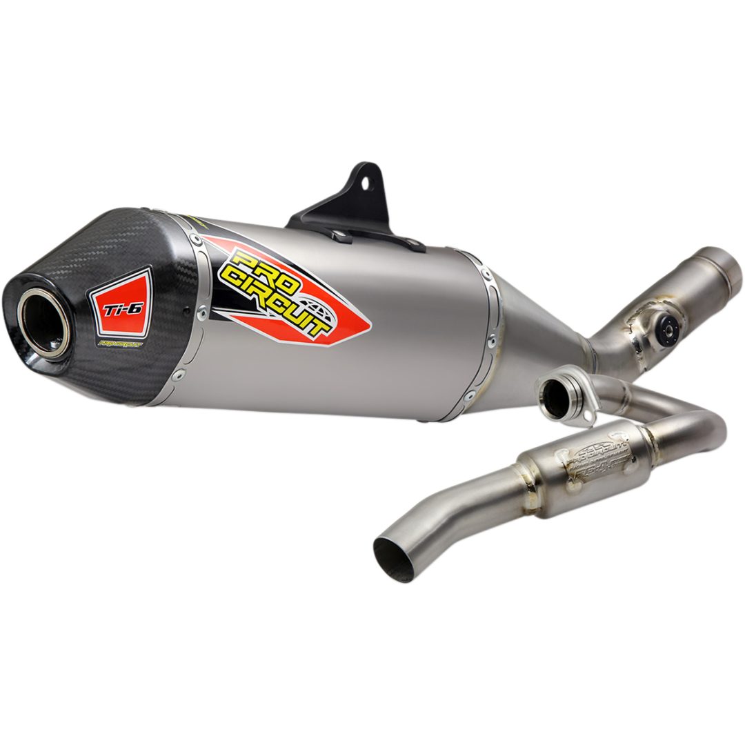 Avgassystem Ti-6 Oval PRO CIRCUIT Silver