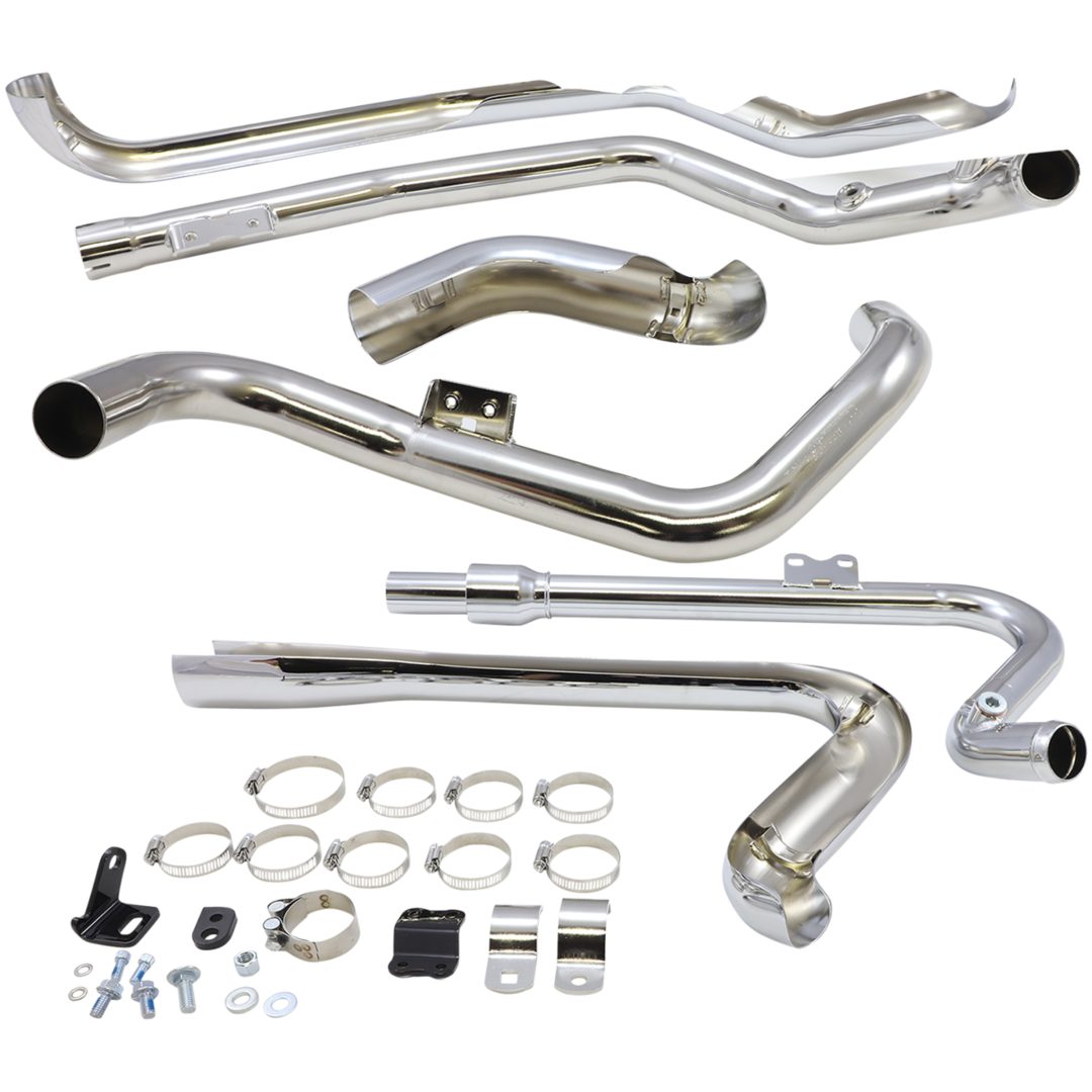 Avgassystem True Dual Krom COBRA