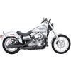 Avgassystem Twin Slash Slip-on Krom VANCE & HINES Ljuddämpare – miniatyr 1