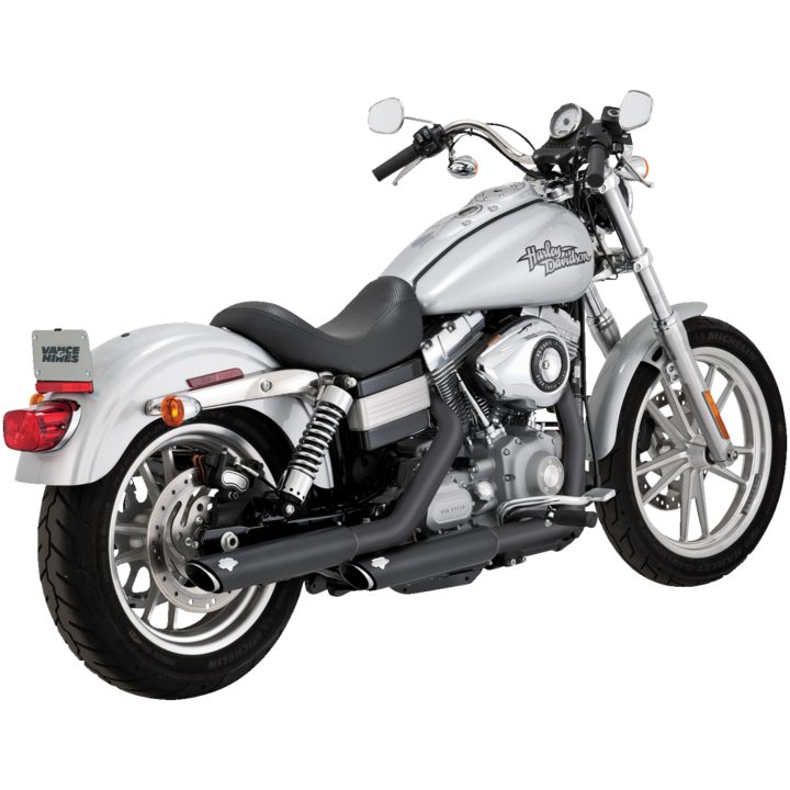Avgassystem Twin Slash Slip-on Krom VANCE & HINES Ljuddämpare – bild 2