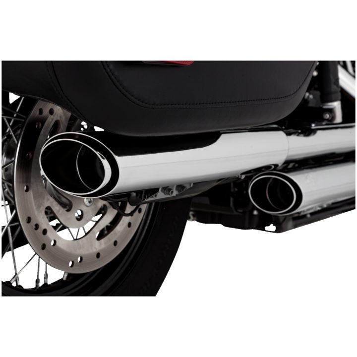 Avgassystem Twin Slash Slip-on Krom VANCE & HINES Ljuddämpare – bild 3