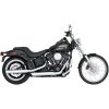 Avgassystem Twin Slash Slip-on Krom VANCE & HINES Ljuddämpare – miniatyr 2