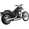 Avgassystem Twin Slash Slip-on Krom VANCE & HINES Ljuddämpare – miniatyr 1