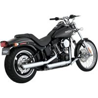 Avgassystem Twin Slash Slip-on Krom VANCE & HINES