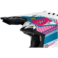 Aviator 3 Skärm Wave rosa krom Airoh
