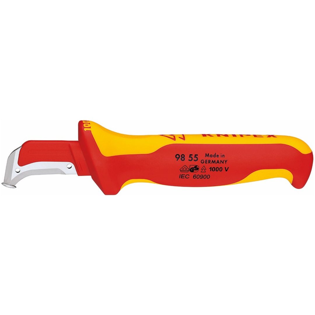 Avmantlingskniv - Isolerad 1000V, Knipex Knipex