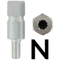 Axeladapter typ m