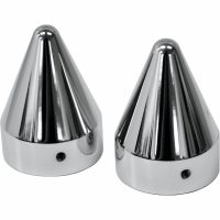 AXLE CAPS SPIKE CHR