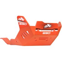 AXP Adventure Skid Plate HDPE 8mm Orange KTM 690 ENDURO R/SMC R 26-