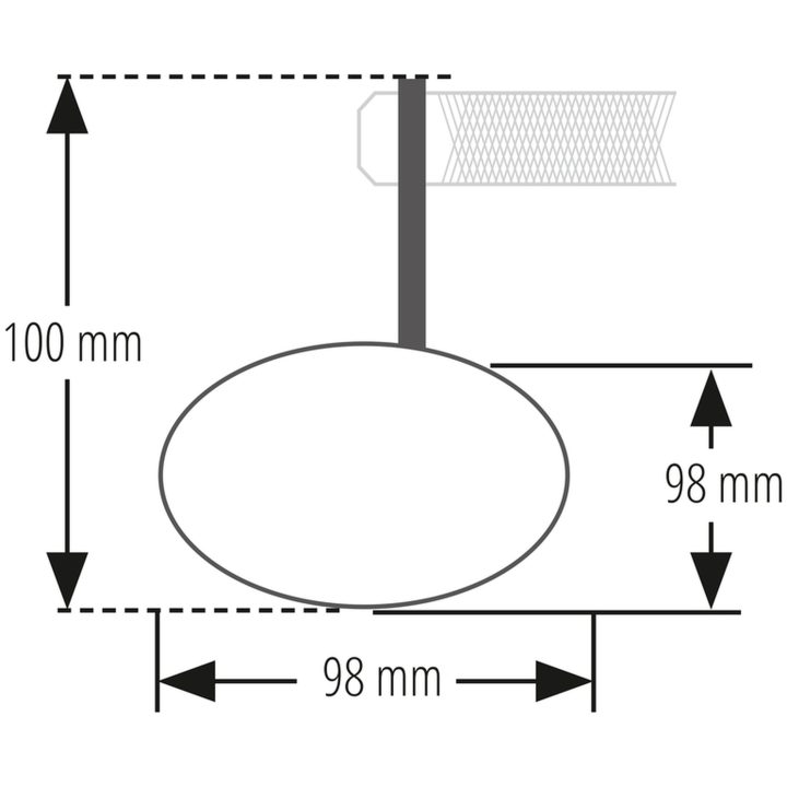 Backspegel Conero Svart Aluminium HIGHSIDER – bild 8