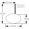 Backspegel Conero-XS Universal Krom HIGHSIDER – miniatyr 8