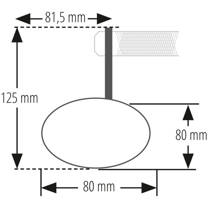 Backspegel Conero-XS Universal Krom HIGHSIDER – bild 8