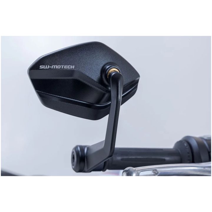 Backspegel För Styrets Ändar Anodiserad Svart SW-MOTECH – bild 7