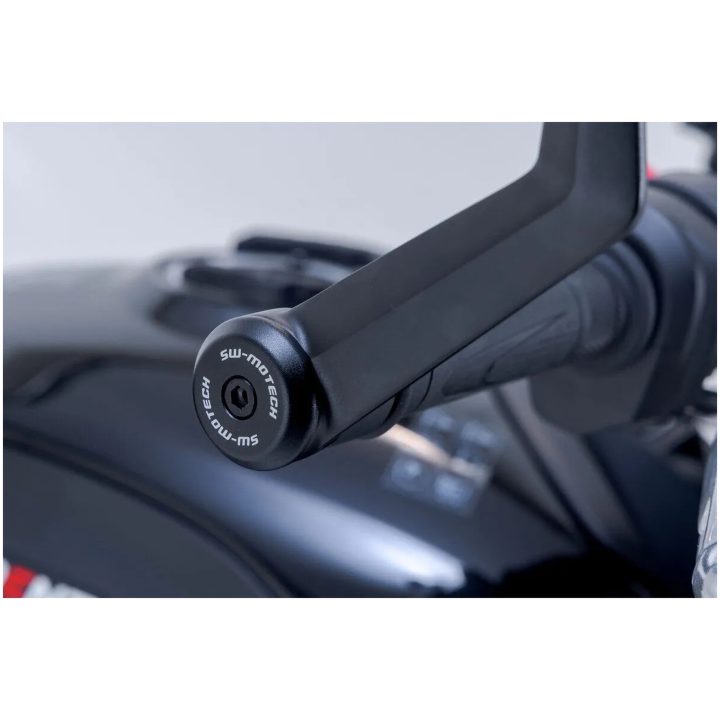 Backspegel För Styrets Ändar Anodiserad Svart SW-MOTECH – bild 6