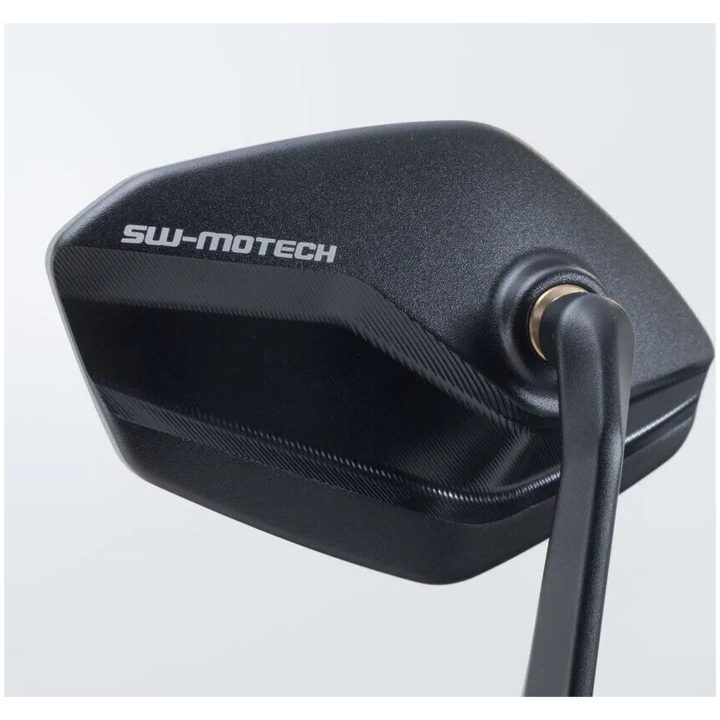 Backspegel För Styrets Ändar Anodiserad Svart SW-MOTECH – bild 2