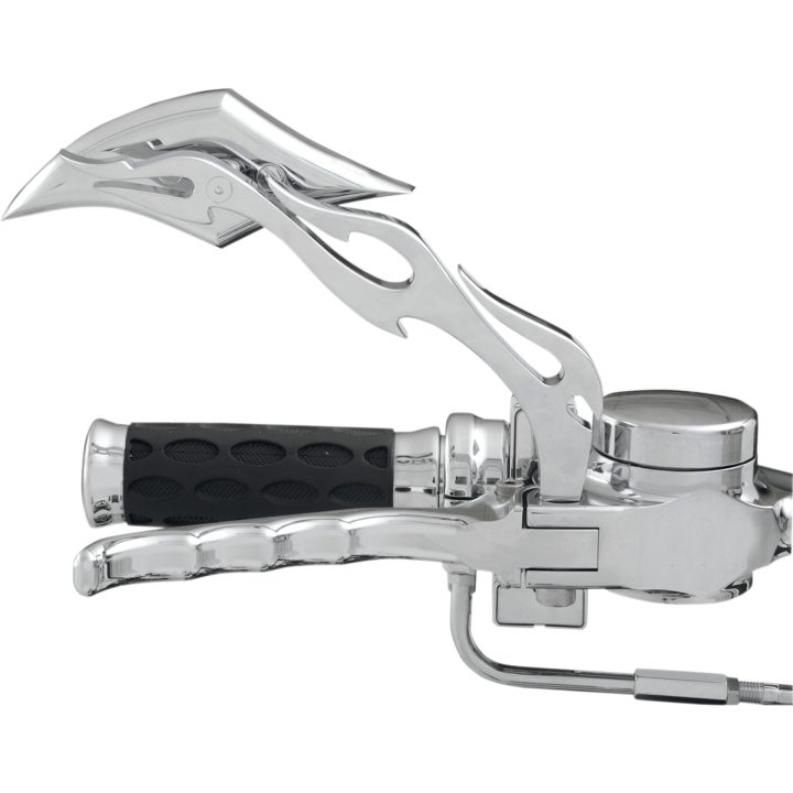 Backspegel Gothic Flame Krom DRAG SPECIALTIES Höger – bild 2