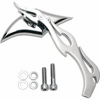 Backspegel Gothic Flame Krom DRAG SPECIALTIES
