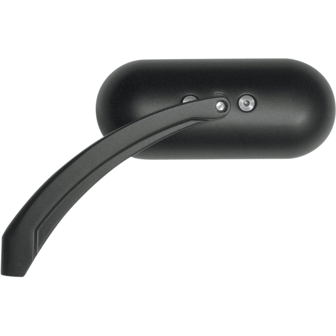 Backspegel HOTOP Oval DRAG SPECIALTIES Mattsvart – bild 2
